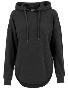 URBAN CLASSICS Ladies Oversized Terry Hoody - charcoal