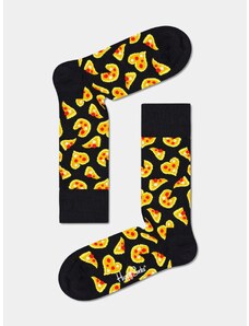 Happy Socks Pizza Love (black/yellow)černá