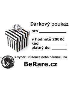 BeRare.cz│Dárkový poukaz│Darek