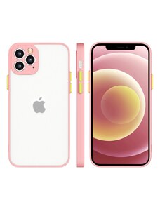 IZMAEL.eu Silikónové flexibilní pouzdro Milky Case pro Apple iPhone 12 pro Apple iPhone 12 Pro Max růžová