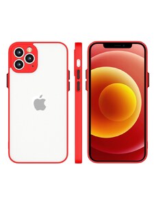 IZMAEL.eu Silikónové flexibilní pouzdro Milky Case pro Apple iPhone 12 pro Apple iPhone 12 Pro Max červená