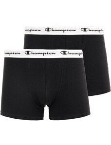 Pánské boxerky Champion 2-pack boxer shorts White-black