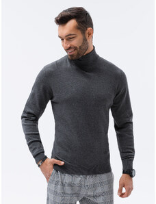 Ombre Clothing Pánský svetr - žíhaná šedá E179