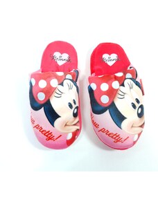 Disney Dívčí dětské pantofle Minnie Mouse 14092 Red