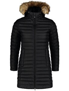 Nordblanc Černý dámský zimní kabát TEDDYBEAR