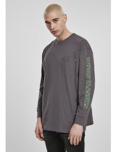 URBAN CLASSICS Neon Logo Boxy Pocket LS