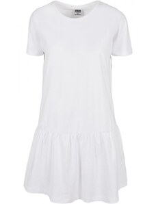 URBAN CLASSICS Ladies Valance Tee Dress - white