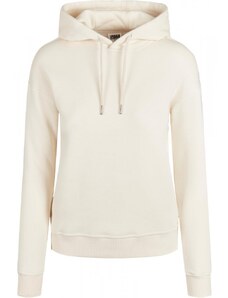 URBAN CLASSICS Ladies Organic Hoody - whitesand