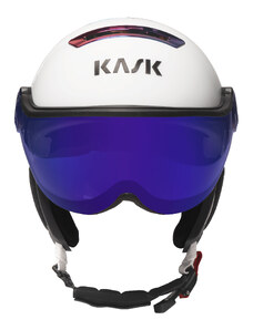 KASK PIUMA R CHROME VISOR WHITE / RAINBOW - SILVER MIRROR