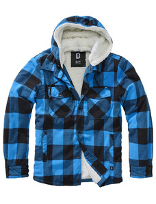 BRANDIT bunda Lumberjacket hooded Černo-modrá