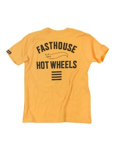 Fasthouse Youth Major Hot Wheels Tee Vintage Gold