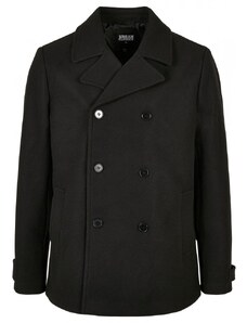 Černý pánský kabát Urban Classics Classic Pea