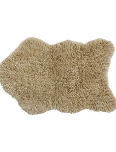 Lorena Canals koberce Vlněný koberec Woolly - Sheep Beige - 75x110 tvar kožešiny cm