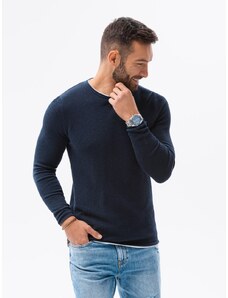 Ombre Clothing Pánský svetr - námořnická modrá E121