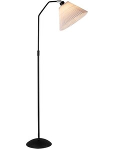 Černá kovová stojací lampa Halo Design Berlin 110-150 cm