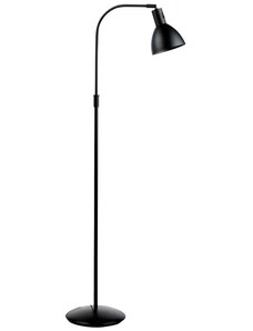 Černá kovová stojací lampa Halo Design Angora 110-150 cm