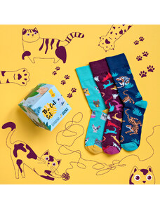Banana Socks Banánové ponožky Sada ponožek The Cat Set