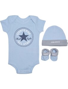 Converse classic ctp infant hat bodysuit bootie set 3pk BLUE