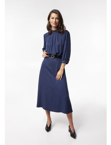 Benedict Harper Woman's Dress Irene Navy Blue