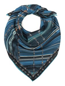Art Of Polo Woman's Scarf Szq013-4 Navy Blue
