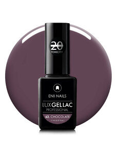 ENII NAILS Lux gel lak 63 Chocolate 11 ml