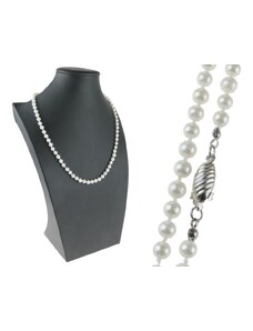 Alexis Marten Náhrdelník perlový bílý Shell perly 6 mm - Giana