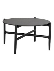 Černý dubový konferenční stolek ROWICO HOLTON 80 cm