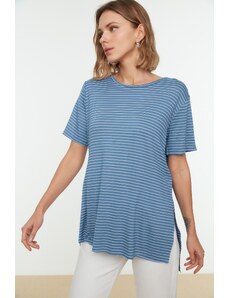 Trendyol T-Shirt - Blau - Boyfriend