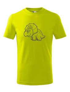 LORD OF PIXELS Dětské tričko s dinosaurem - Triceratops