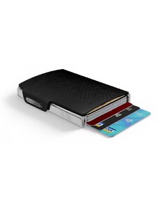 Mondraghi Elegance Cut mini peněženka RFID kůže / hliník