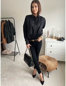 Fashion Lounge Elegantní košile Yves černá