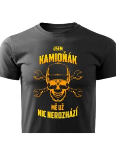 VÝPRODEJ Pánské tričko Kamioňák - mě už nic nerozhází - S