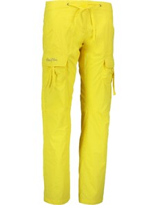 Nordblanc Žluté dámské lehké cargo kalhoty FIND