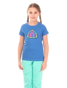 Nordblanc Modré dětské bavlněné tričko FATE