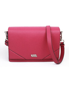 Dámská kabelka/crossbody K/Stone Big Shoulderbag Karl Lagerfeld - orchid