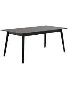 Černý jasanový jídelní stůl ROWICO LOTTA 180 x 90 cm