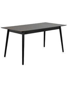 Černý jasanový jídelní stůl ROWICO LOTTA 140 x 90 cm