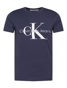 Calvin Klein Jeans Tričko marine modrá / šedá / bílá
