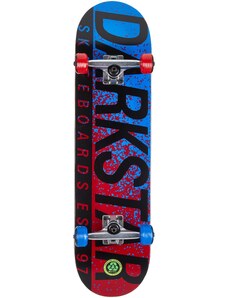 darkstar Skateboard wordmark complete red/blue
