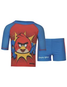 dětské plavky a tričko ANGRY BIRDS - RED/BLUE - 86-92 1,5-2 roky