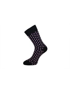 nanosilver Společenské ponožky s puntíky