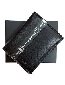 Pánská kožená peněženka pragati black (RFID secure)