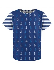 Mr. GUGU & Miss GO Kids's T-shirt KTS-P1632 Navy Blue