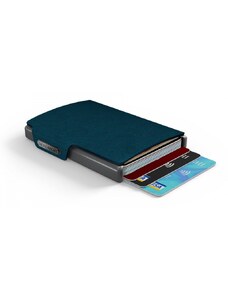 Mondraghi Saffiano mini peněženka RFID kůže / hliník