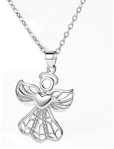 Emporial stříbrný rhodiovaný náhrdelník Filigránový anděl HA-GP45