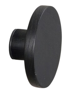 Černý dubový nástěnný věšák ROWICO MILFORD 8 cm