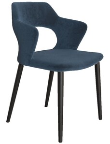 Modrá látková jídelní židle Miotto Pretorio