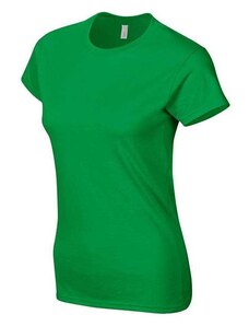 GILDAN Dámské tričko zelené