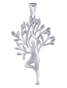 Silvego Stříbrný přívěsek strom života Yoga JJJ1854P
