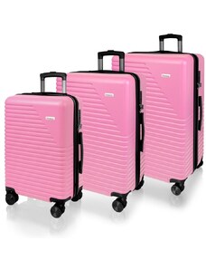 AVANCEA Sada cestovních kufrů AVANCEA DE2936 Light pink SML